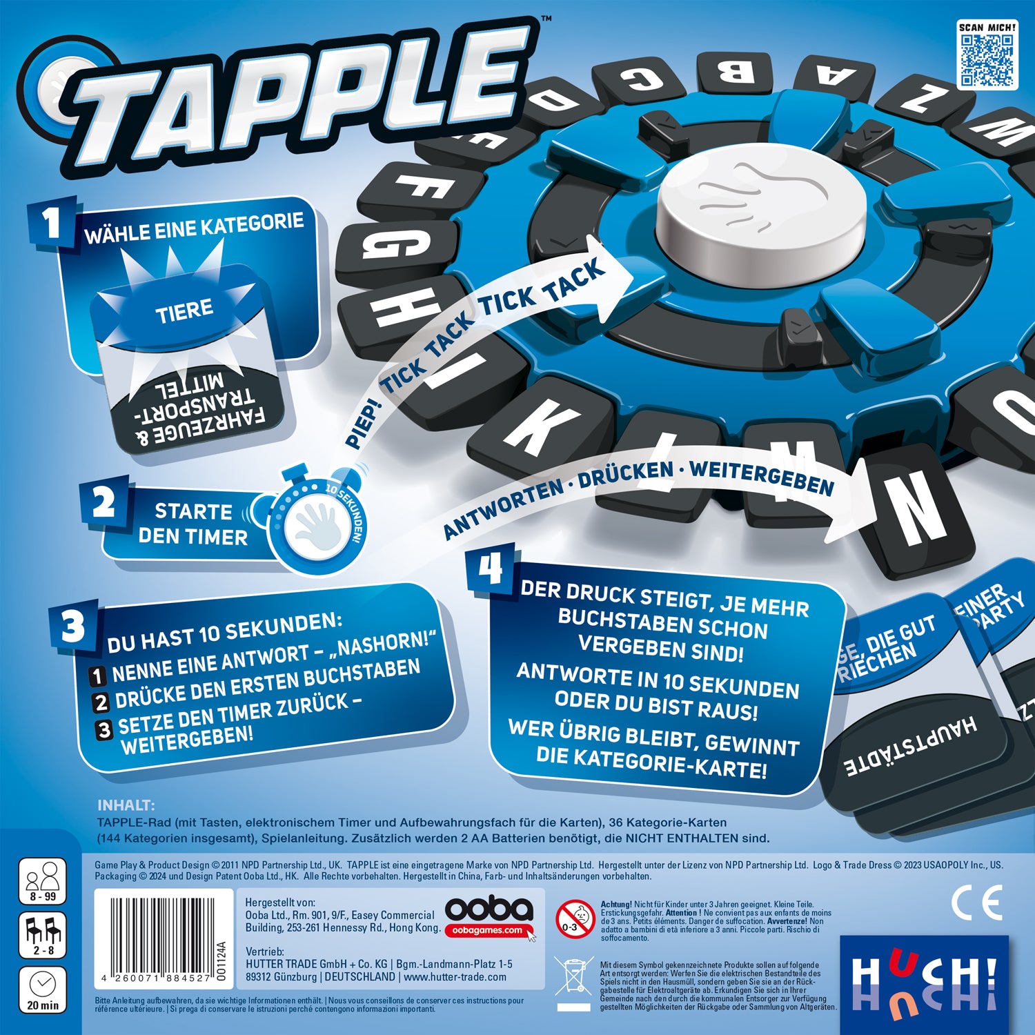 Familienspiel Tapple von HUCH!