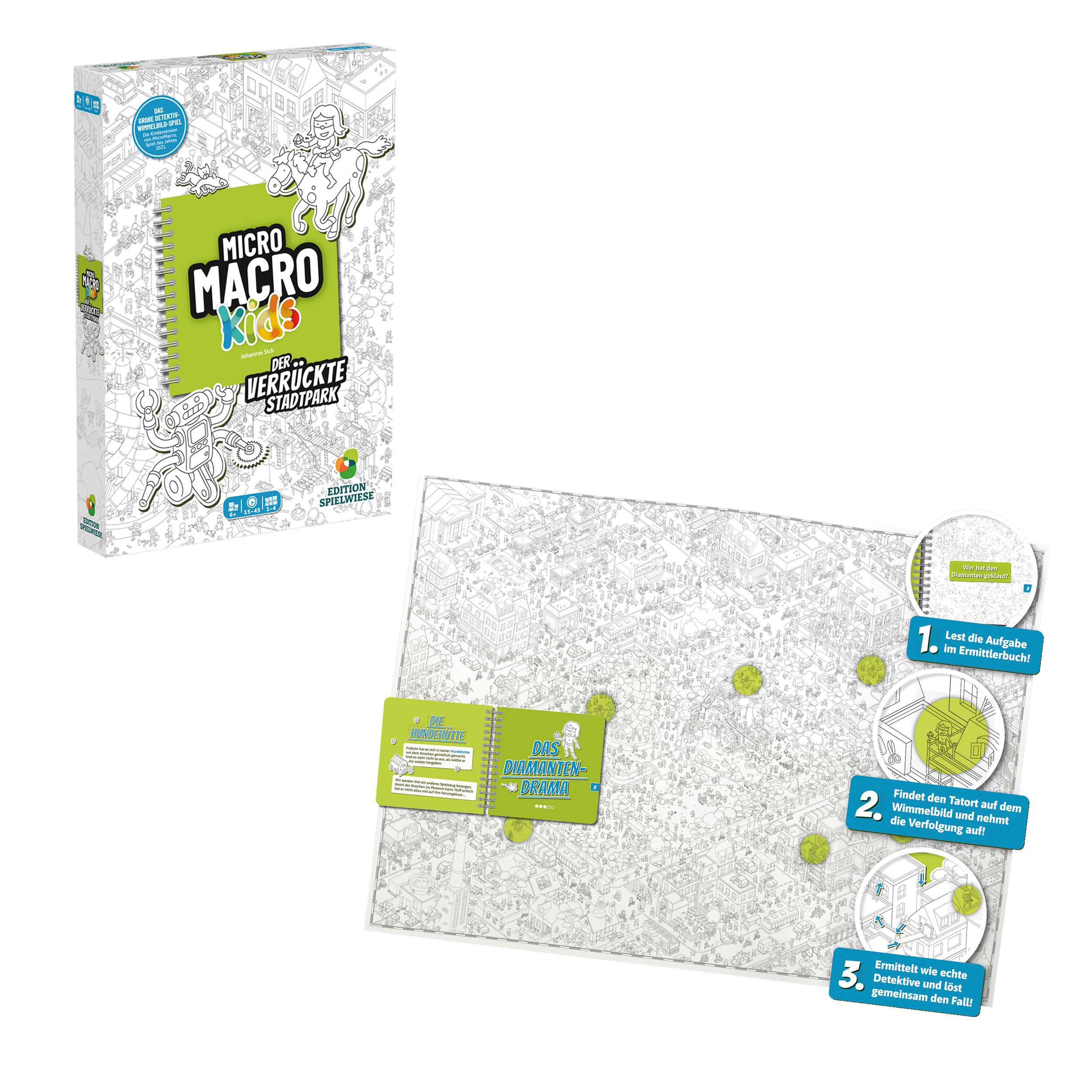 MicroMacro Kids: Der verrückte Stadtpark von Edition Spielwiese
