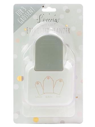 Etiketten Stanzer - 3 verschiedene Größen (Loveria)