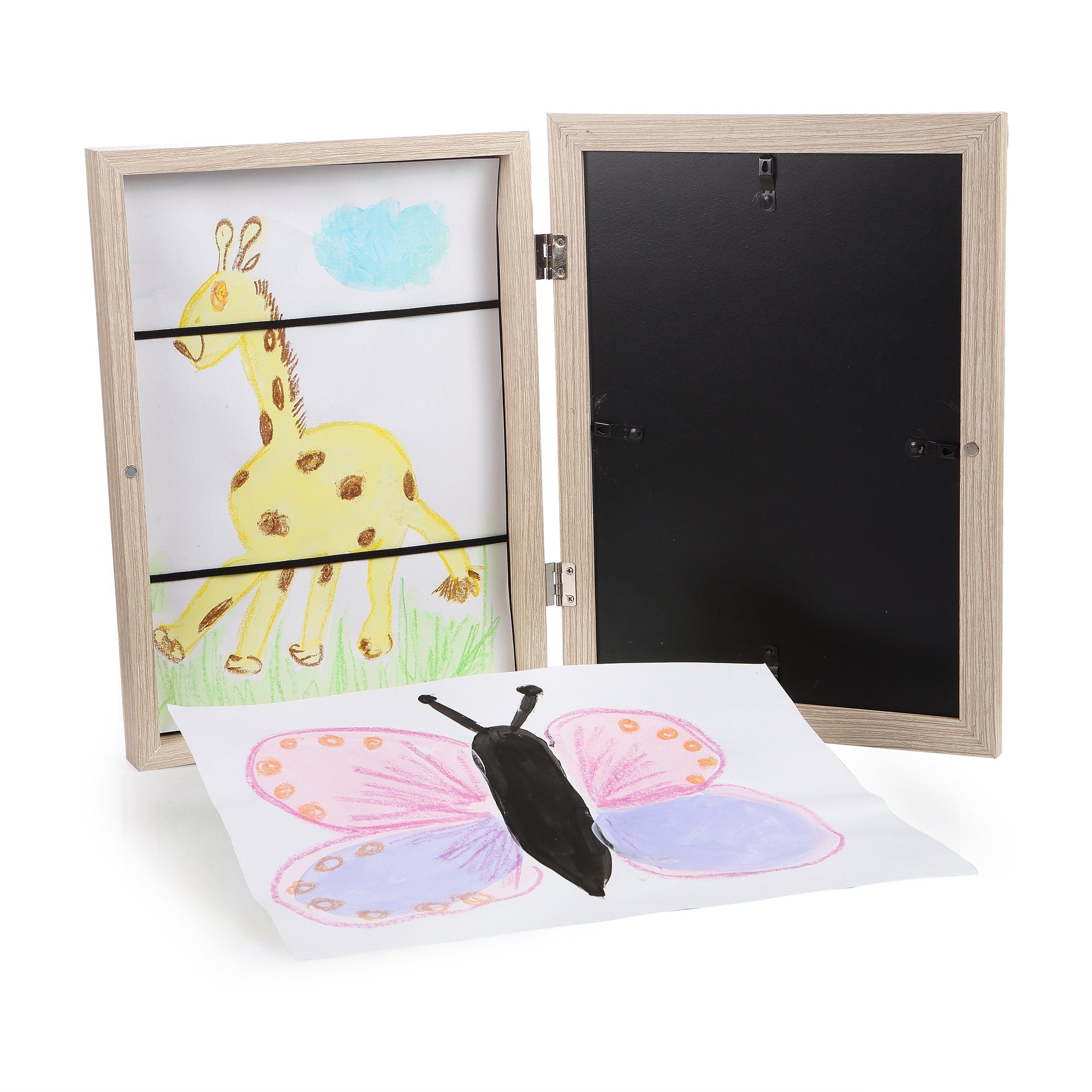 Kinderkunst Bilderrahmen mit Aufbewahrungsfunktion (Lulubug)