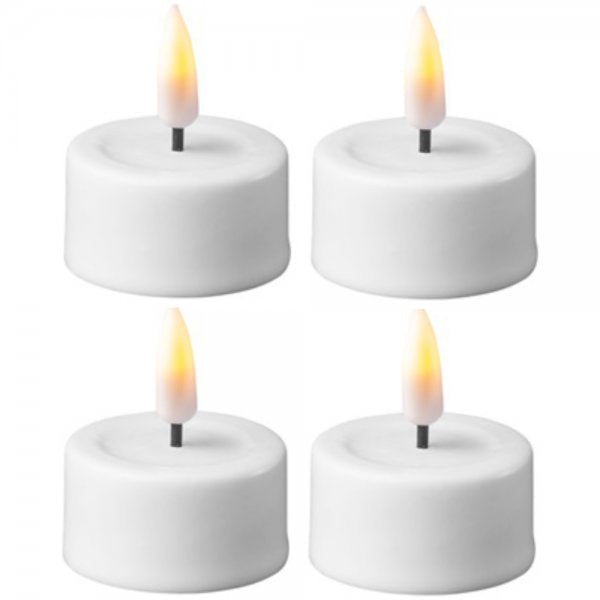 LED Teelicht Real Flame verschiedene Farben 2er Set