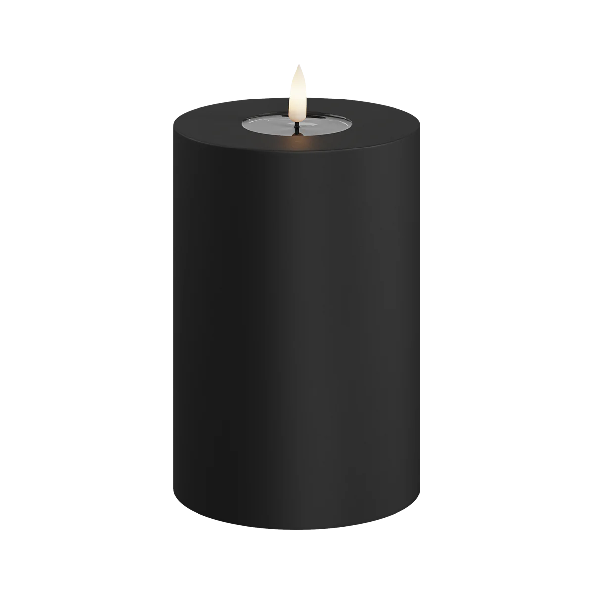 LED Kerzen Deluxe Homeart Outdoor Schwarz