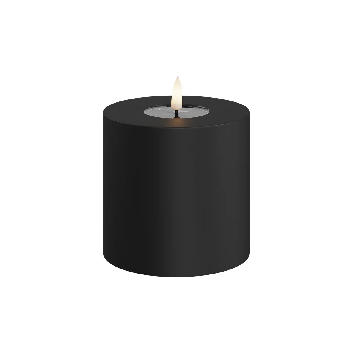 LED Kerzen Deluxe Homeart Outdoor Schwarz