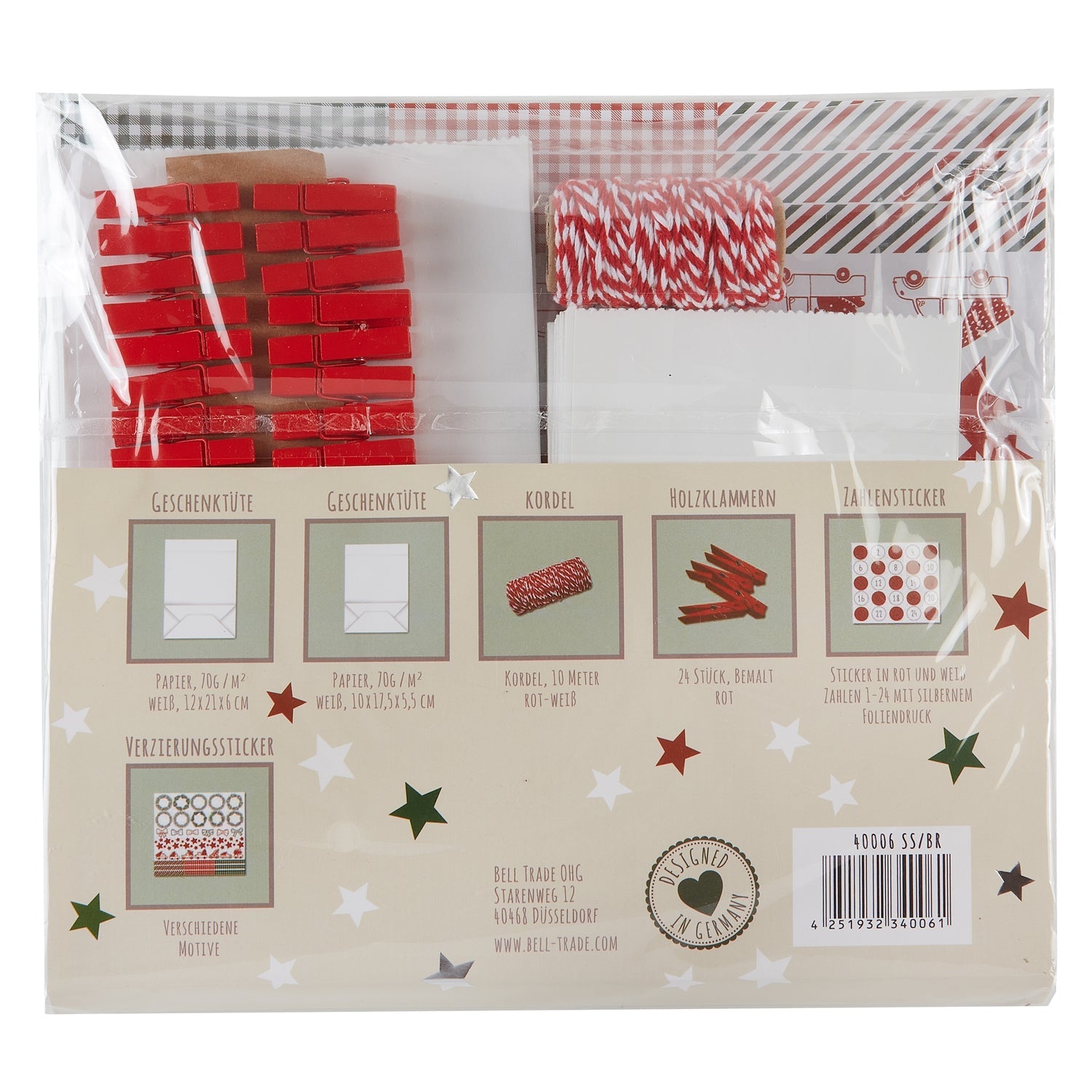 Adventskalender Kreativ Set (100Teile) - Shades of Home