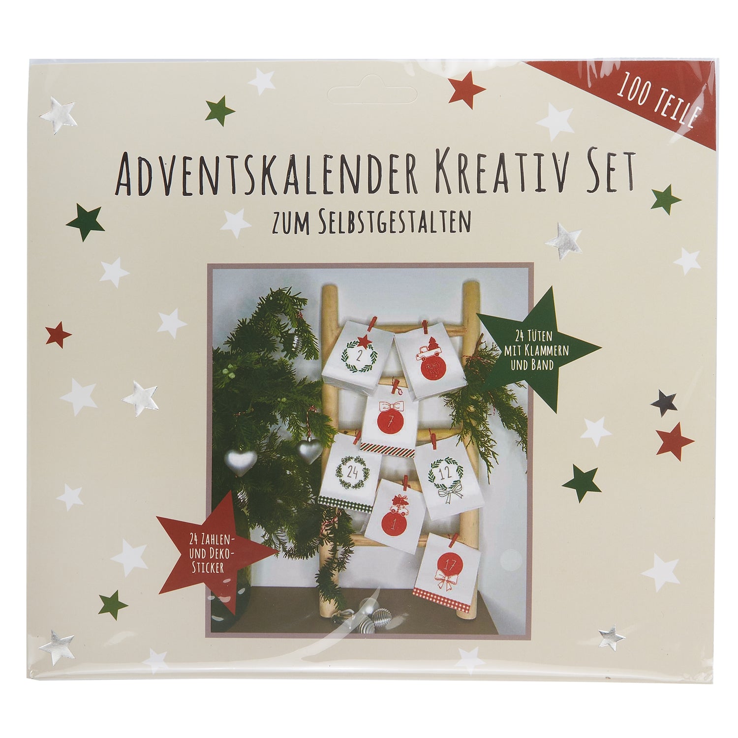 Adventskalender Kreativ Set (100Teile) - Shades of Home