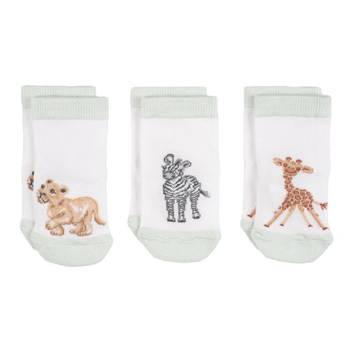 Bambus Babysocken 3er Set (Wrendale Design) - Shades of Home
