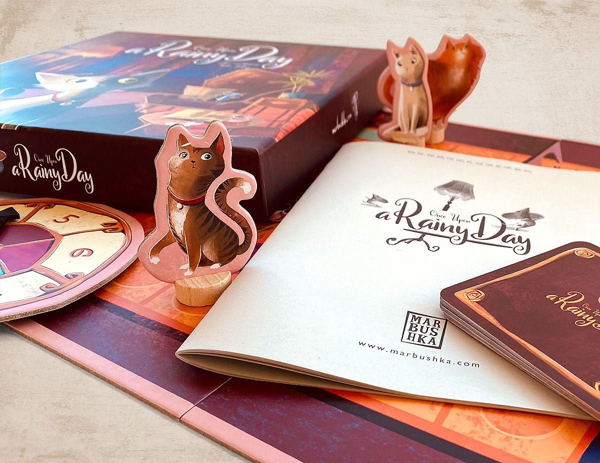 Brettspiel A Rainy Day Marbushka - Shades of Home