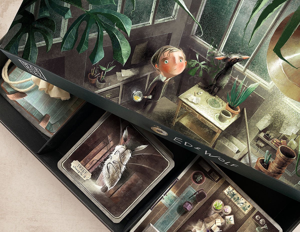 Brettspiel Ed und Wolf Marbushka - Shades of Home