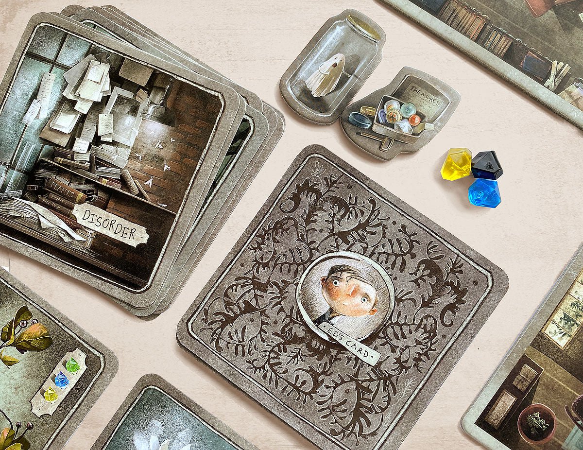 Brettspiel Ed und Wolf Marbushka - Shades of Home