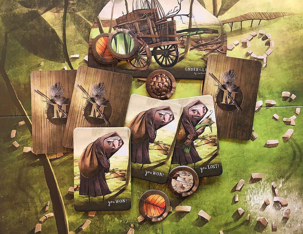 Brettspiel Under the Leaves Marbushka - Shades of Home