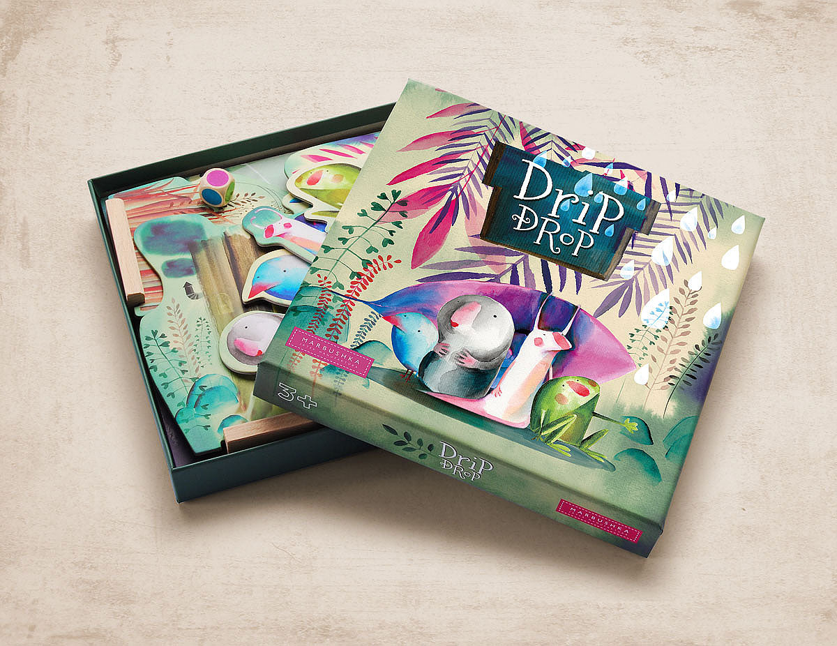 Brettspiel Drip Drop Marbushka