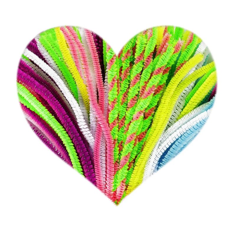 LULUBUG Chenilledraht 200 Stück "Bastelset - Shades of Home