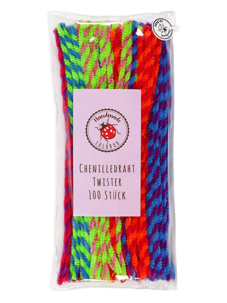LULUBUG Chenilledraht 200 Stück "Bastelset - Shades of Home