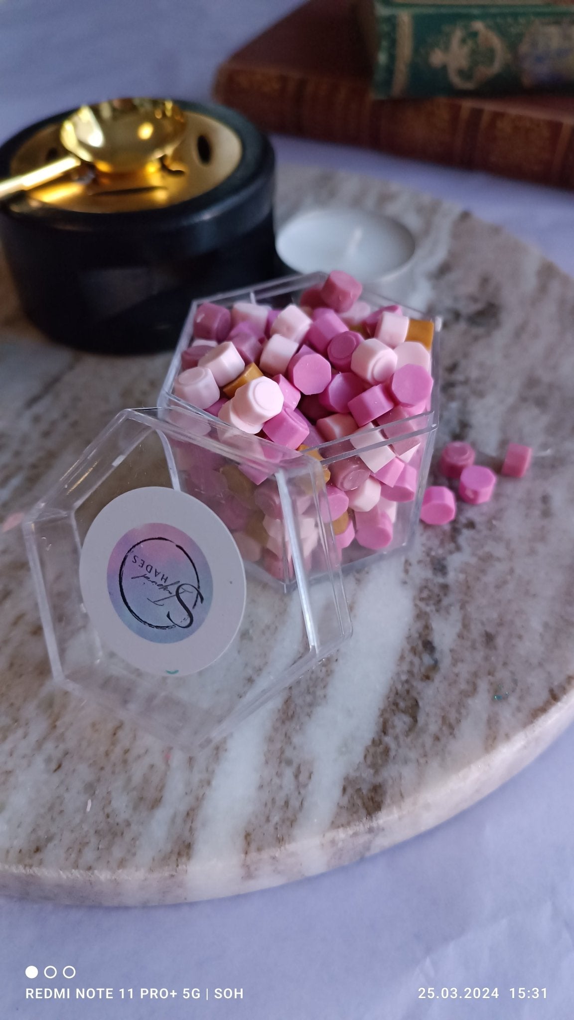 Siegelwachs Perlen Mix - Shades of Home