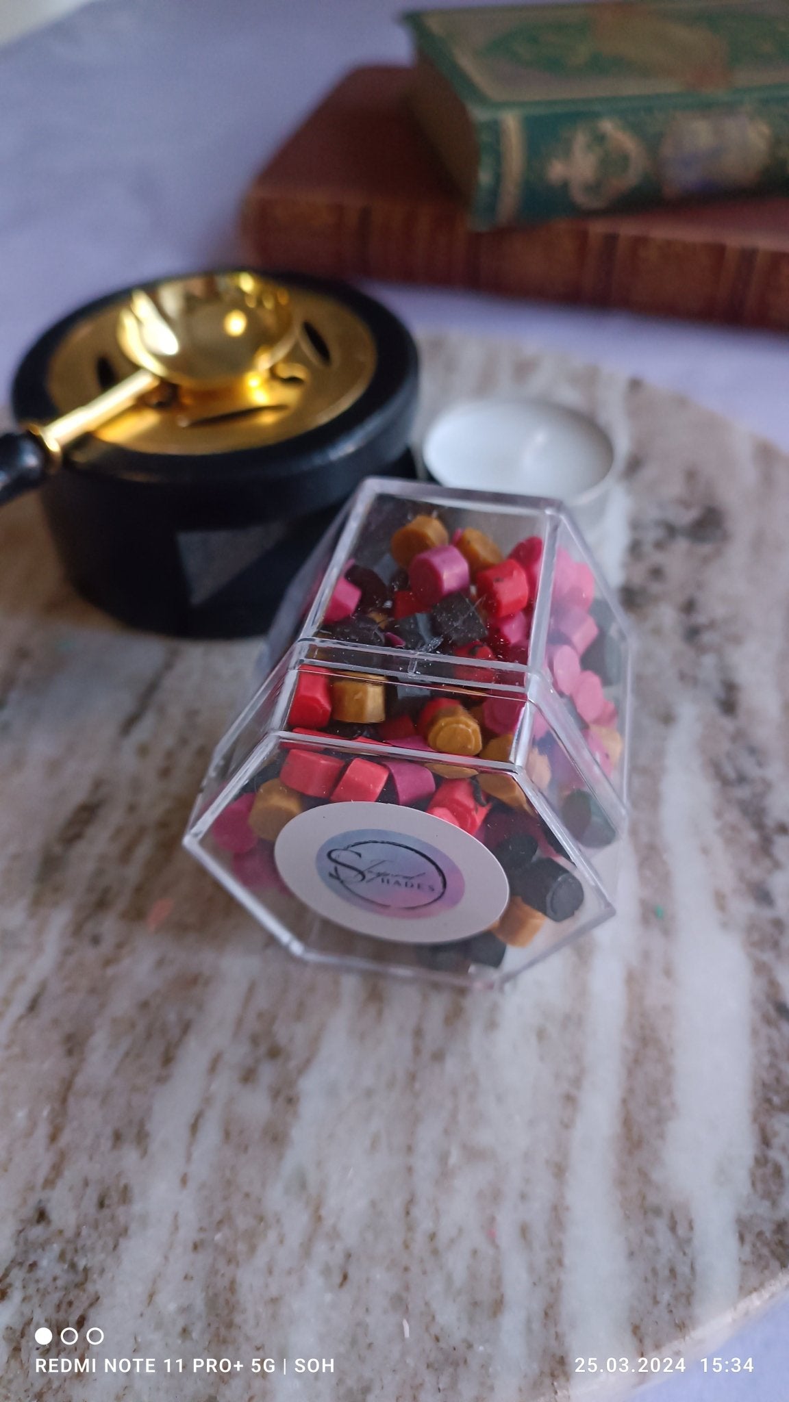 Siegelwachs Perlen Mix - Shades of Home