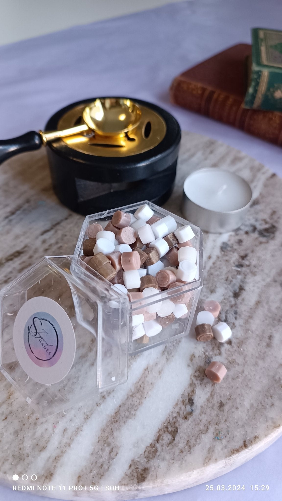 Siegelwachs Perlen Mix - Shades of Home