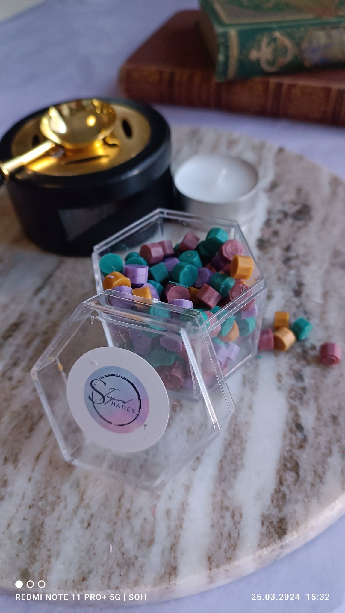 Siegelwachs Perlen Mix - Shades of Home