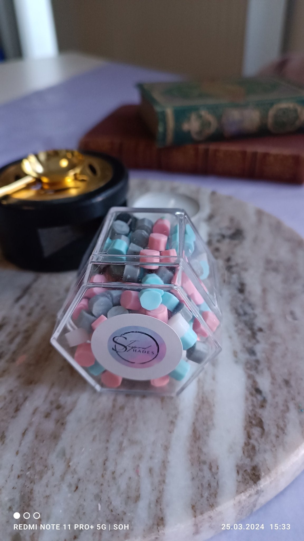 Siegelwachs Perlen Mix - Shades of Home