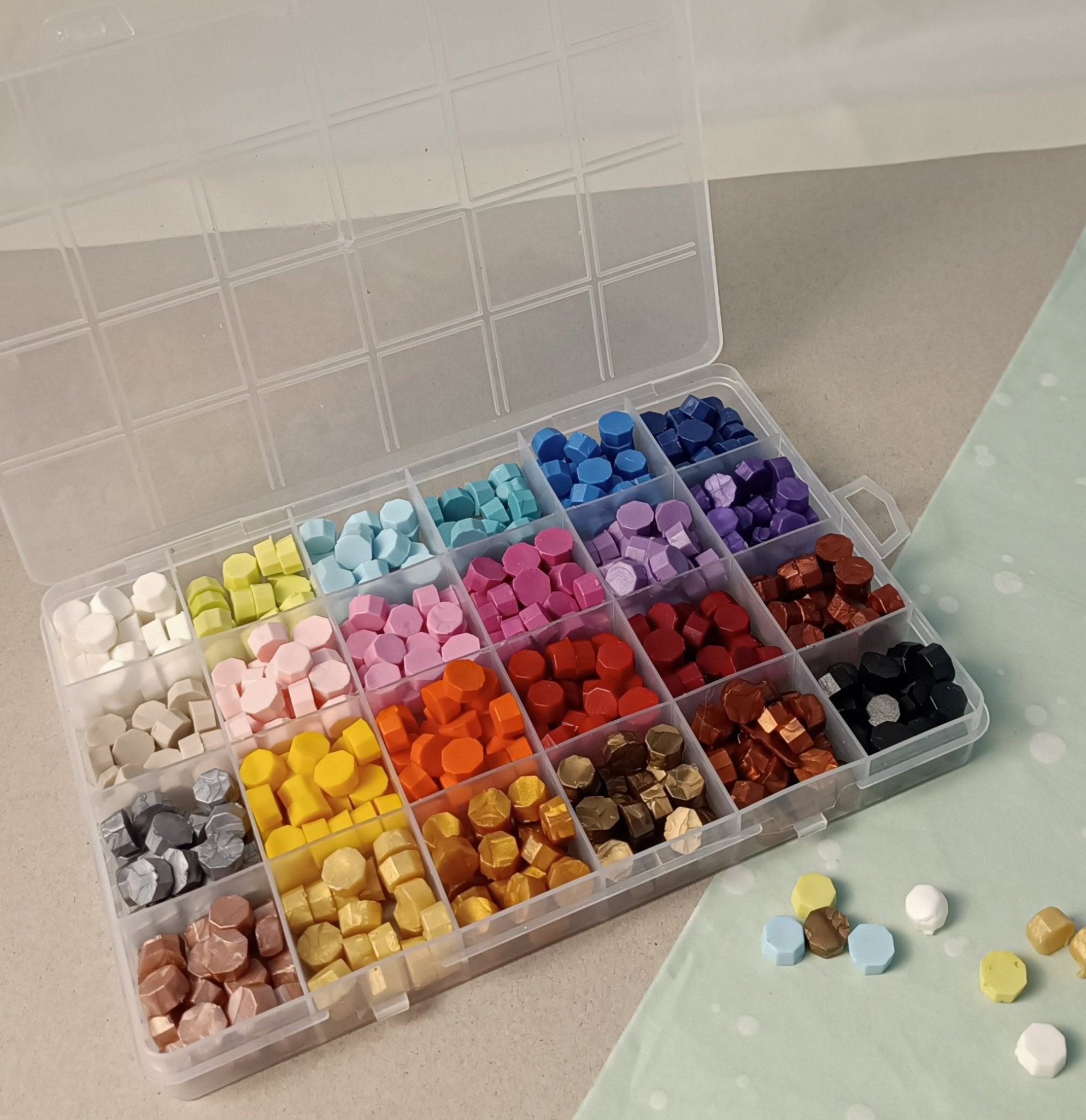 Wachssiegelperlen in 24 Farben - Shades of Home