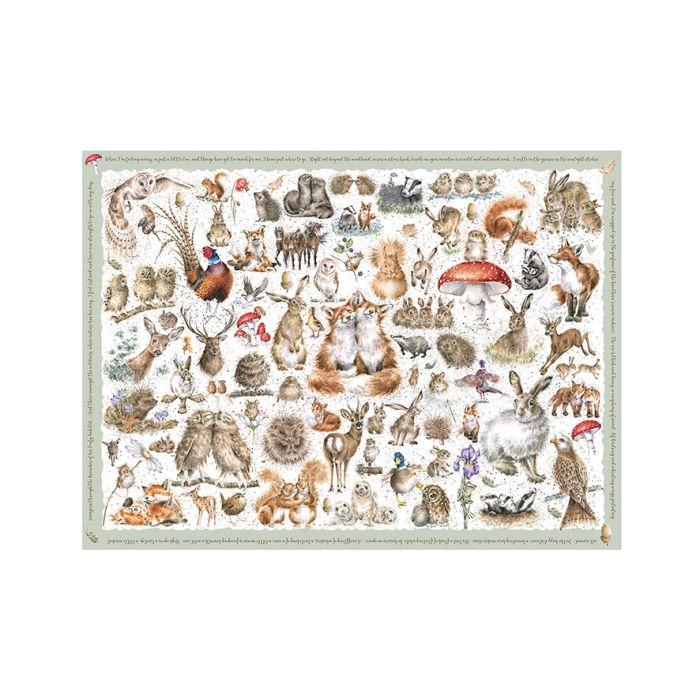Waldtiere - PUZZLE ( Wrendale - Designs) - Shades of Home