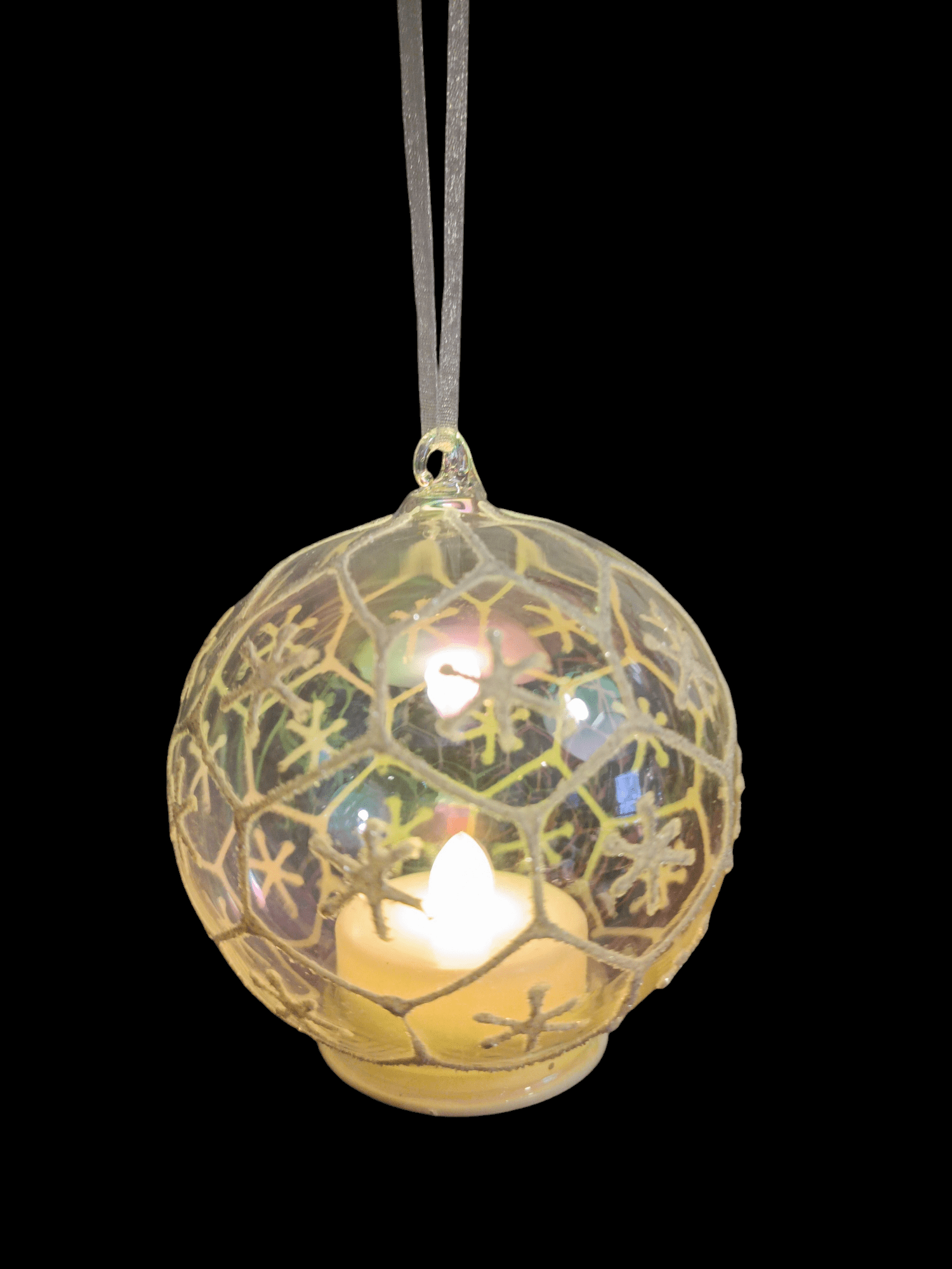 Weihnachtszauber mit LED - Glaskugel – ver., Motive - Shades of Home