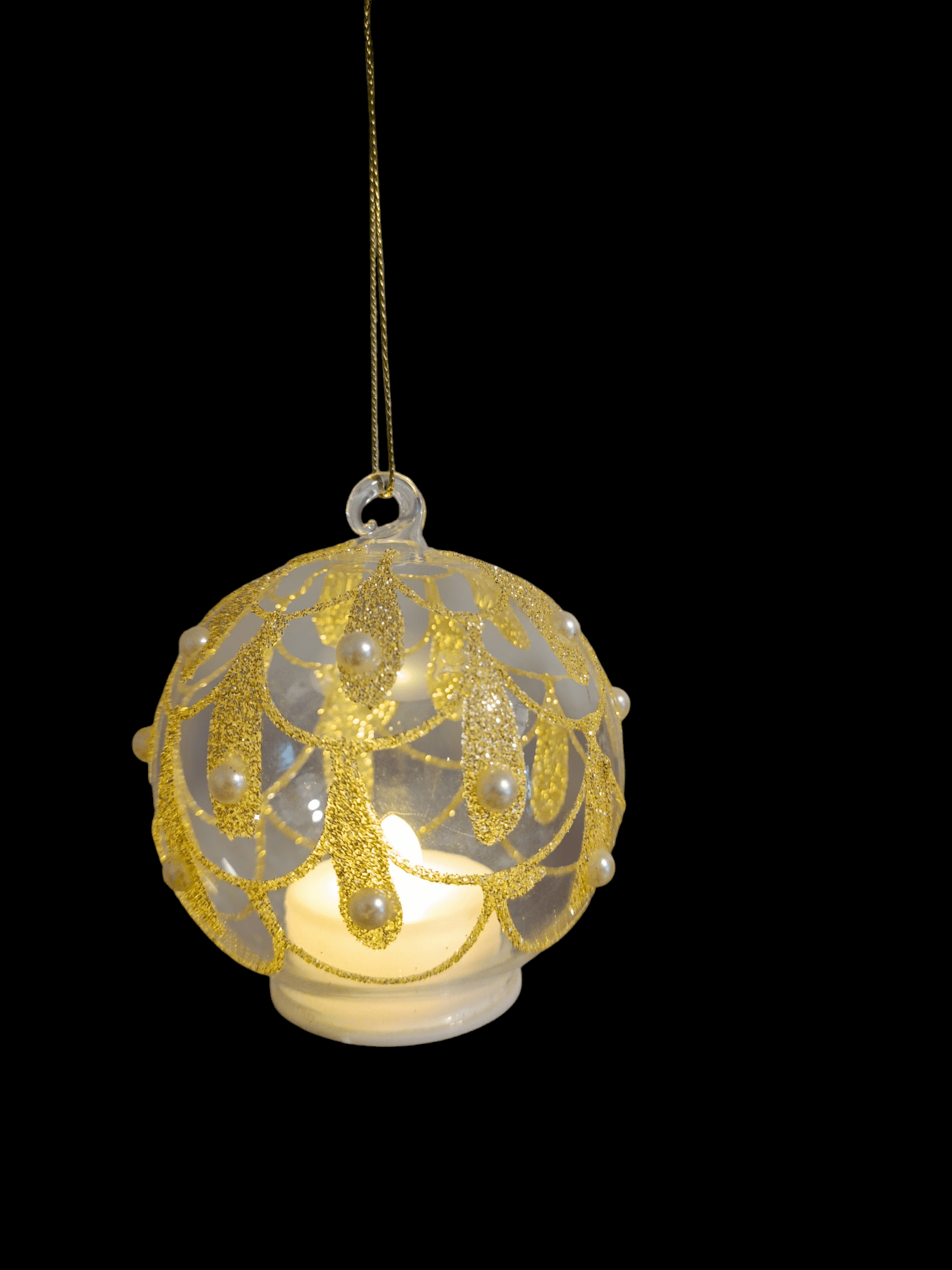 Weihnachtszauber mit LED - Glaskugel – ver., Motive - Shades of Home