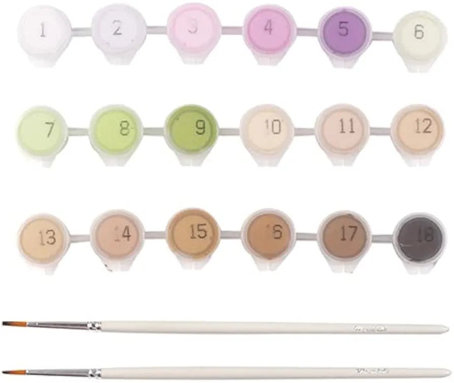 Wrendale Designs by Hannah Dale - Malen nach Zahlen Set - Shades of Home