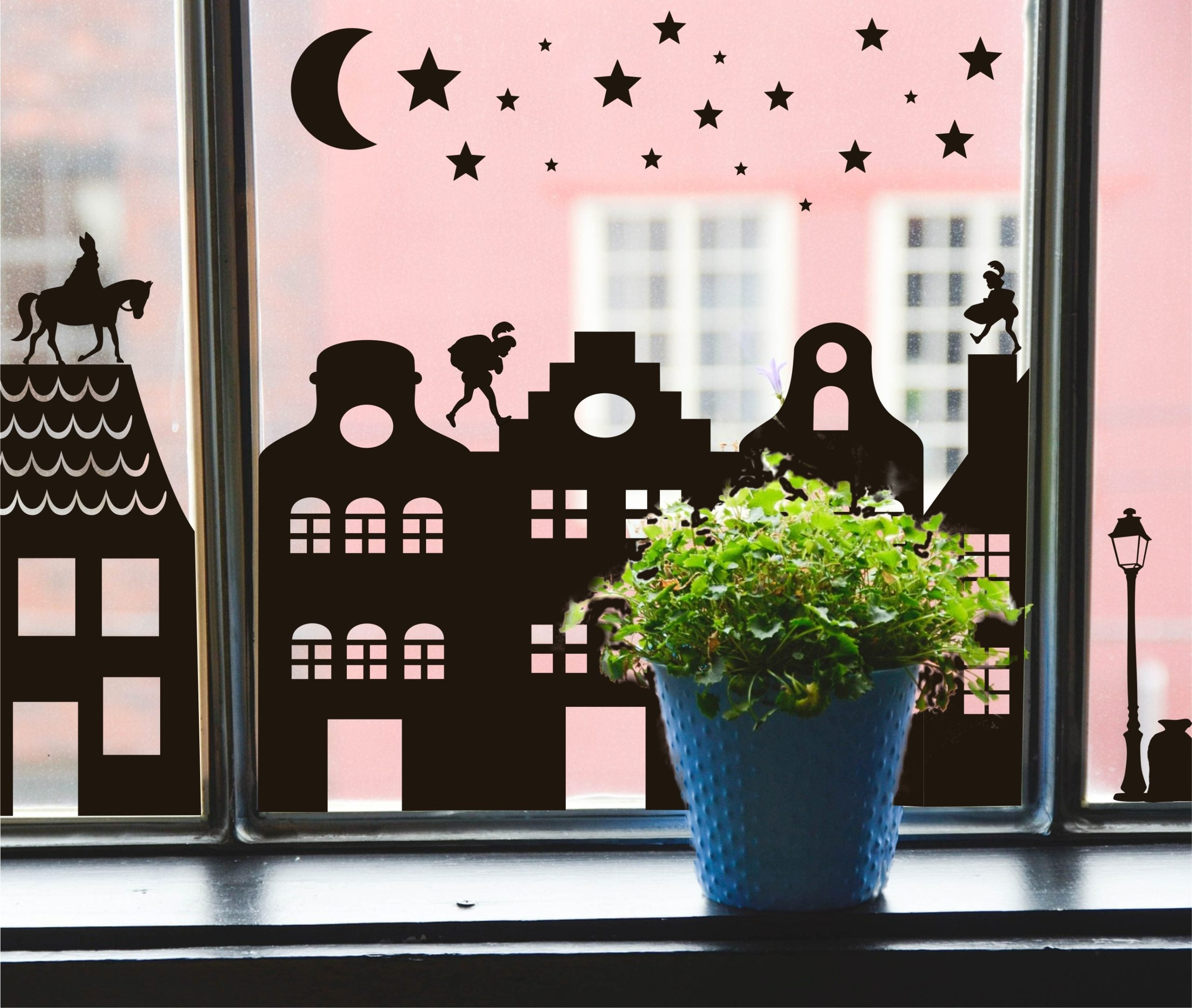 Fensteraufkleber Weihnachten