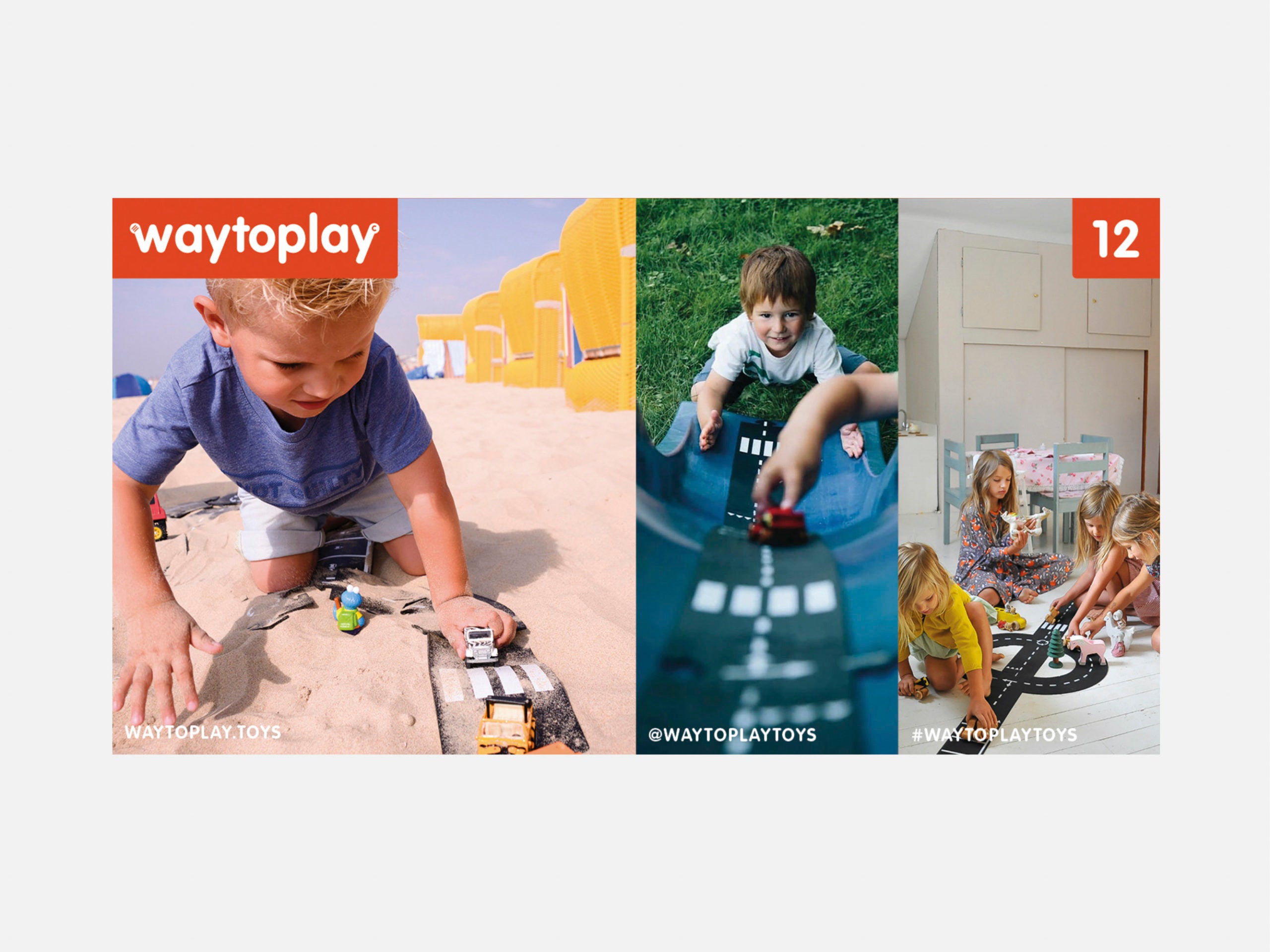 Straßenbauset von Waytoplay Toys versch. Versionen