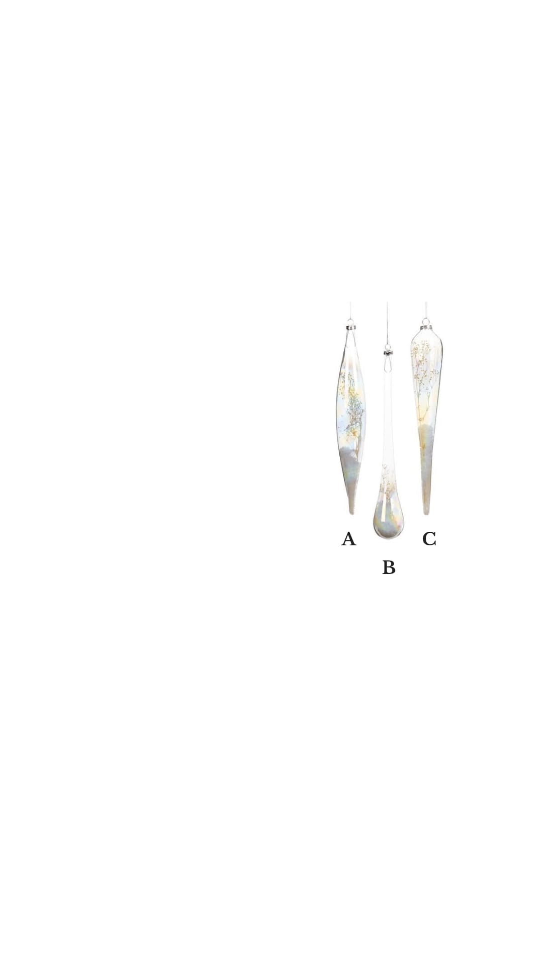 Eiszapfen befüllt Goodwill