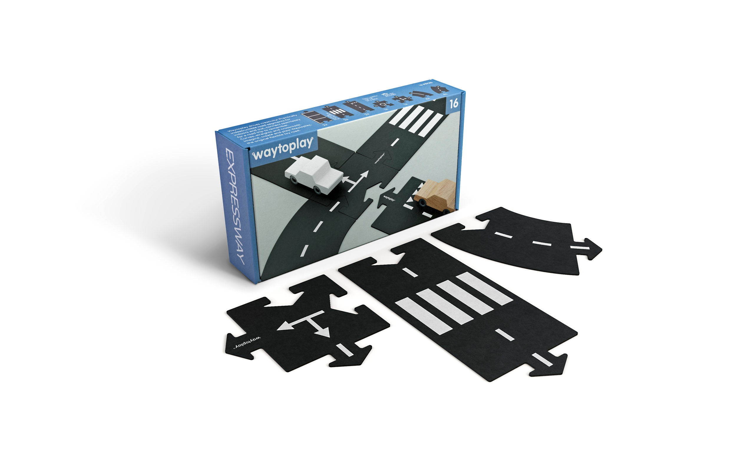Straßenbauset von Waytoplay Toys versch. Versionen