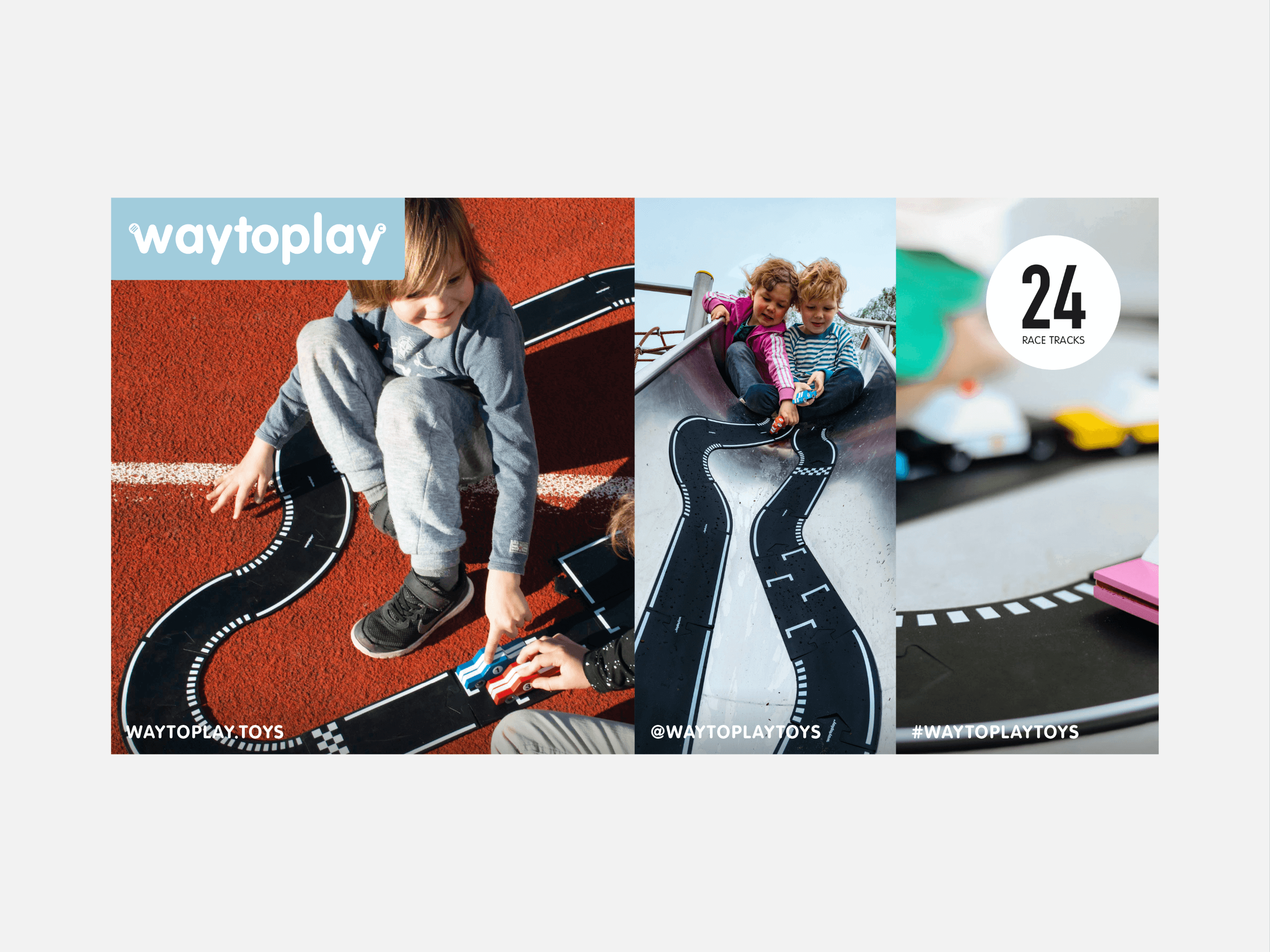 Straßenbauset von Waytoplay Toys versch. Versionen