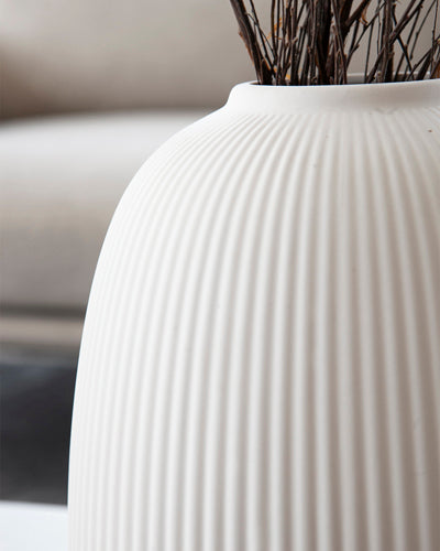 Vase Aby Weiß