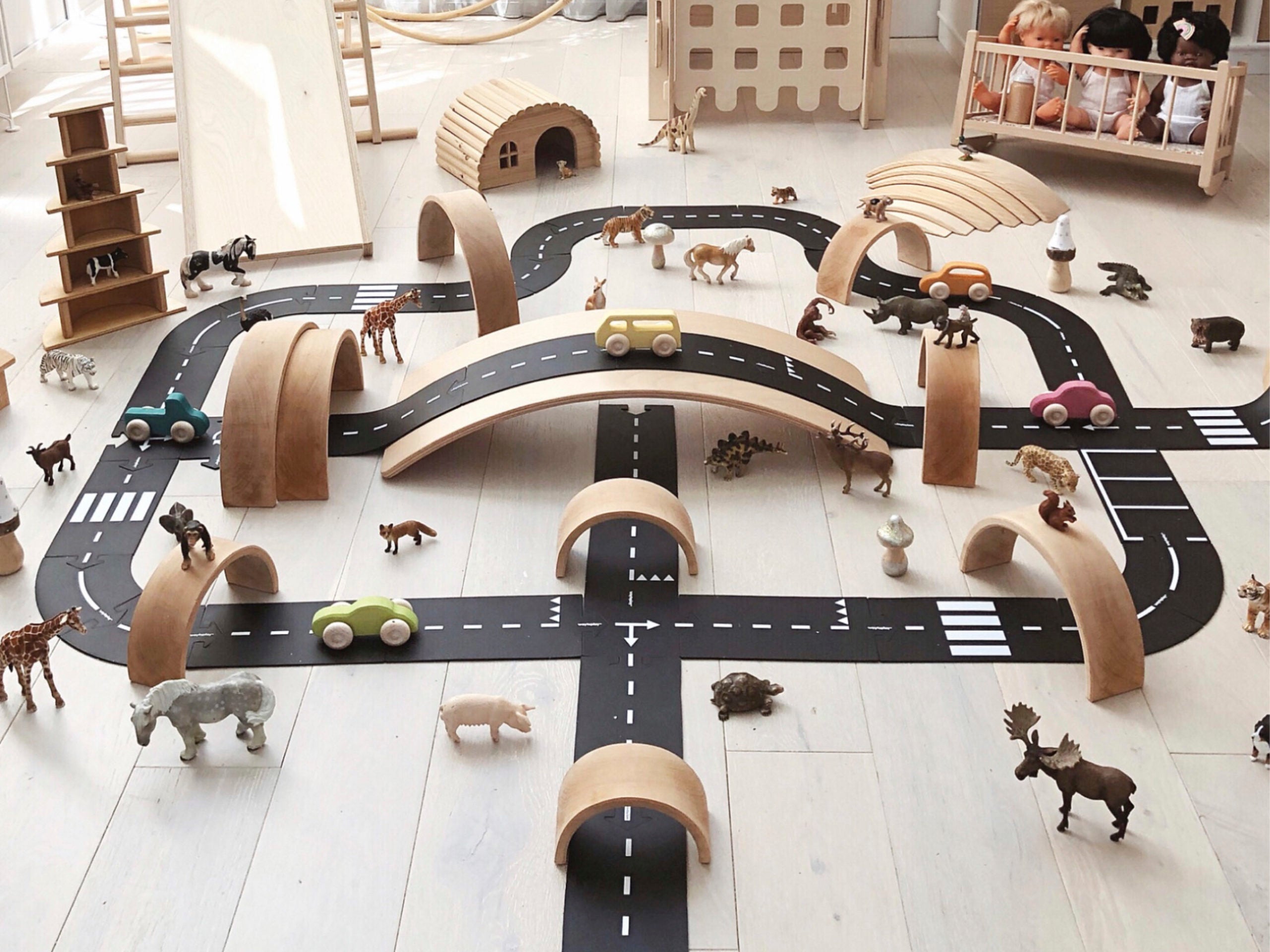Straßenbauset von Waytoplay Toys versch. Versionen
