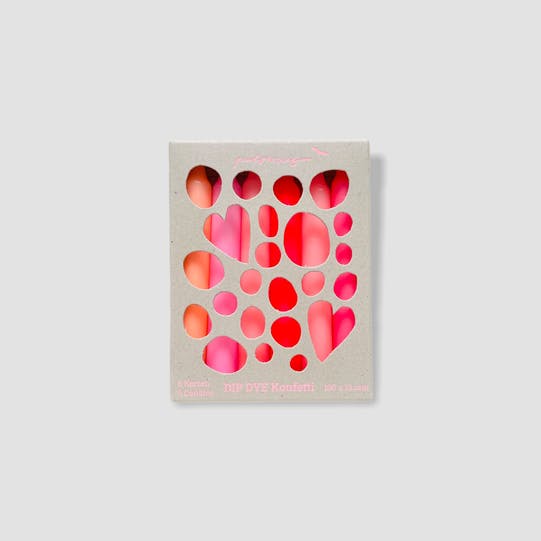 Dip Dye Geburtstags-Kerzen Konfetti Girls