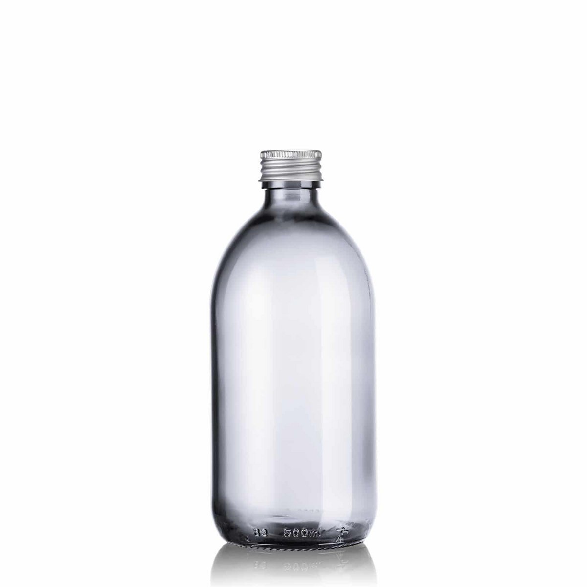 Glasflasche 0,5 L Zubehör mit Ihrer Wahl