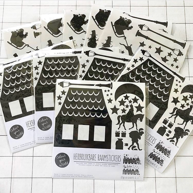 Fensteraufkleber Weihnachten