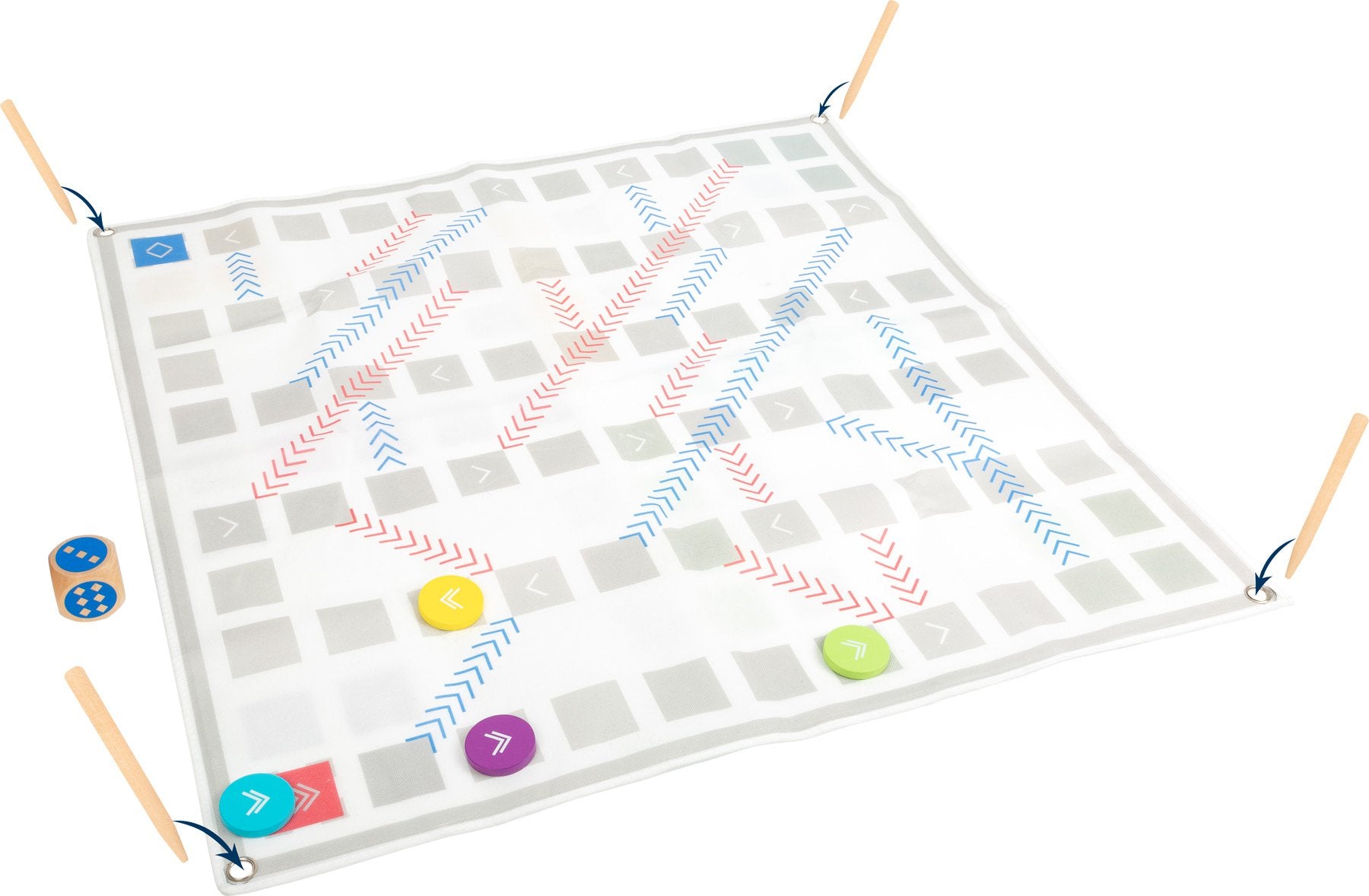 Ludo und Leiterspiel XXL "Active"