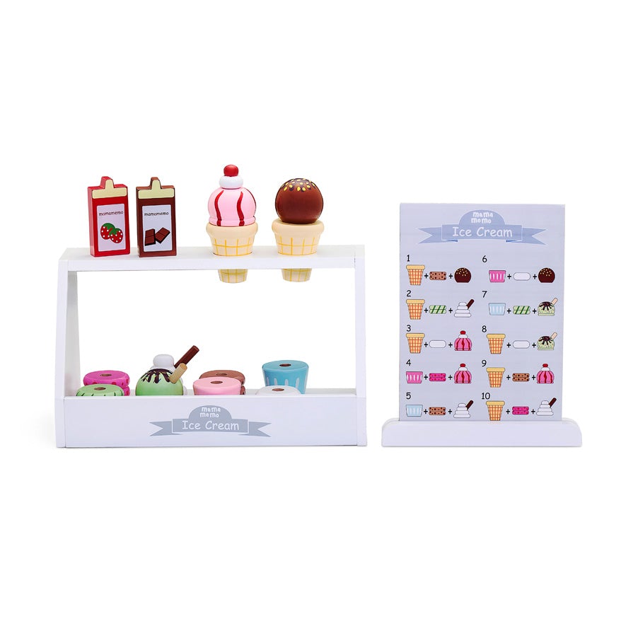 Holz Eisstand Ice Cream Shop Mamamemo