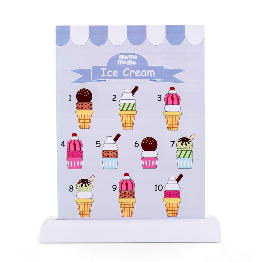 Holz Eisstand Ice Cream Shop Mamamemo