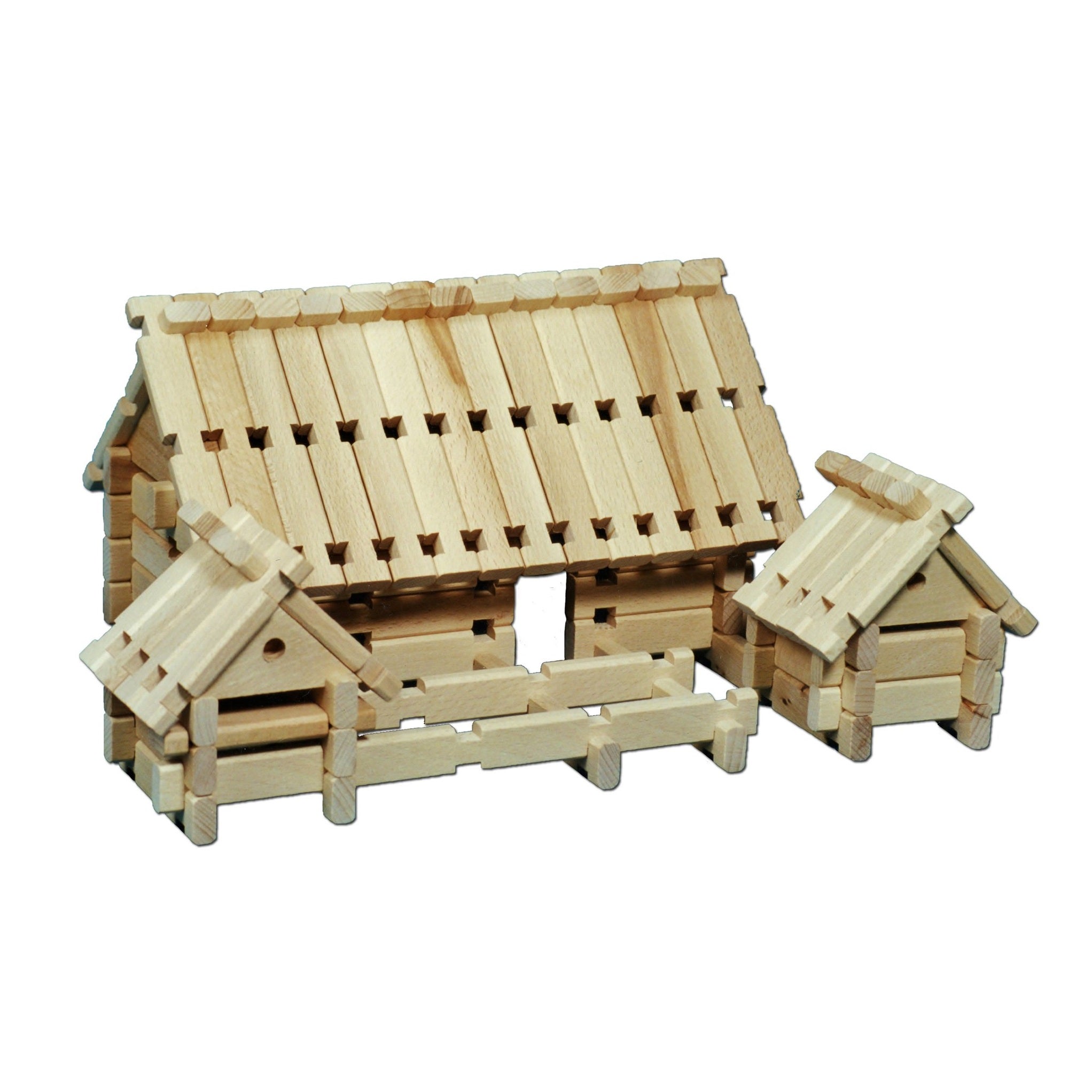 Holzbausteine, Holzbauklötze Logo Burg