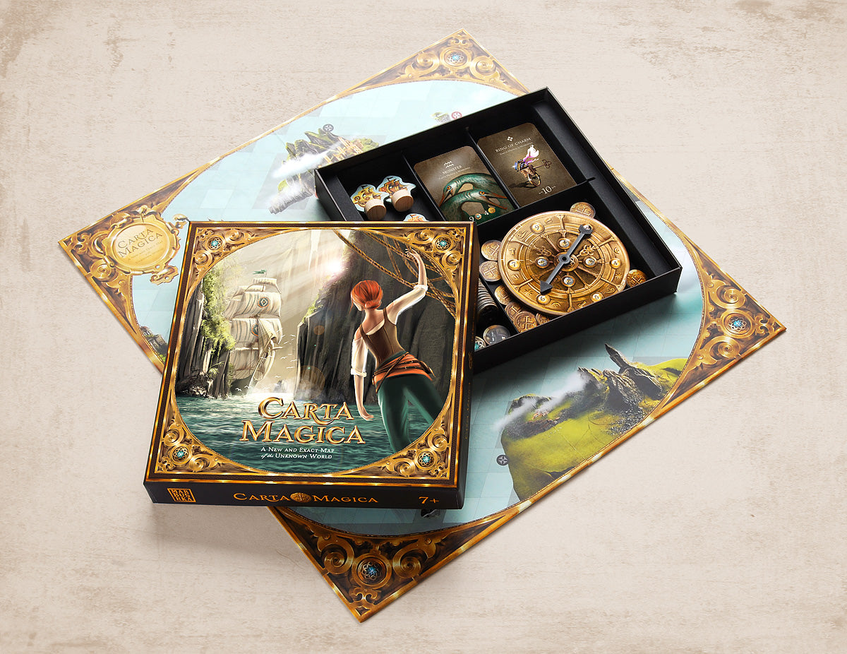 Brettspiel Carta Magica - Abenteuerspiel Marbushka