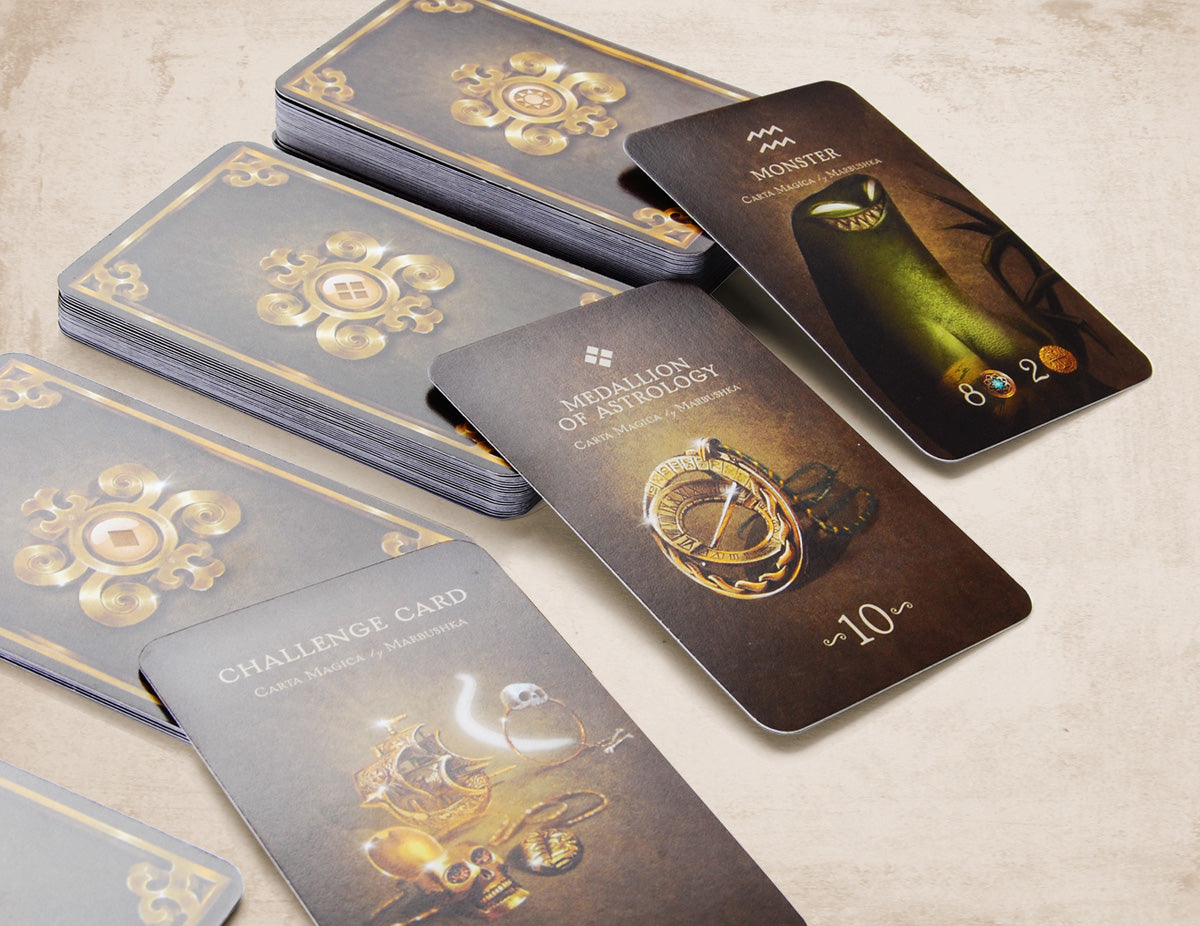 Brettspiel Carta Magica - Abenteuerspiel Marbushka