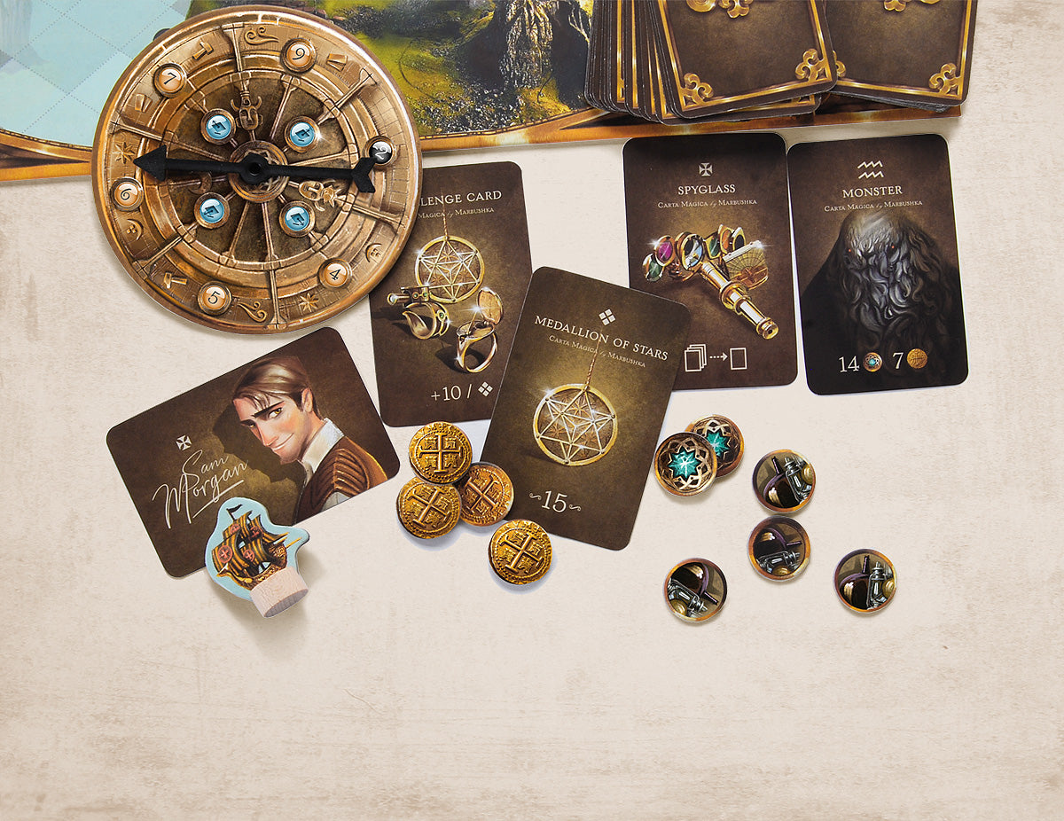 Brettspiel Carta Magica - Abenteuerspiel Marbushka