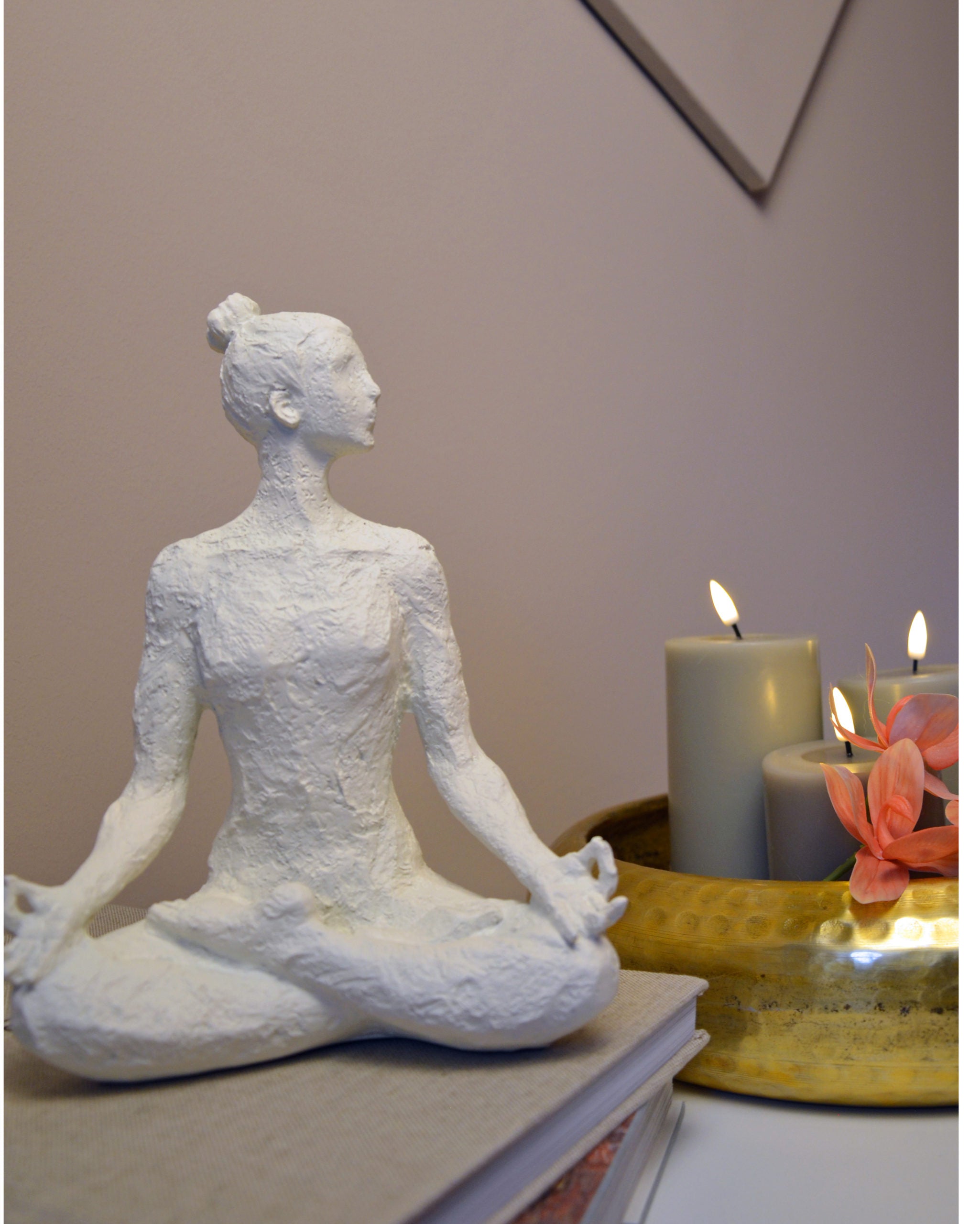 Frauen Yoga Skulptur