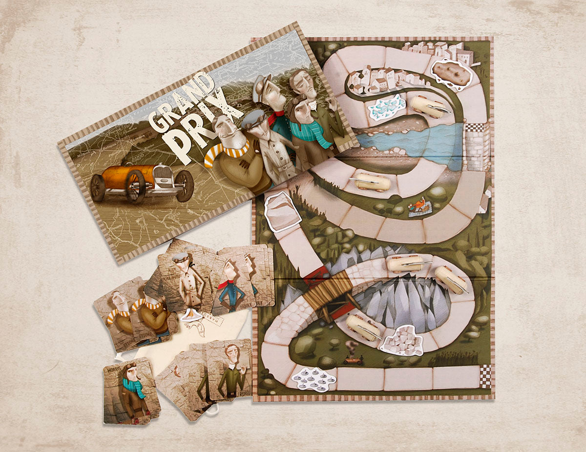 Brettspiel Grand Prix Marbushka