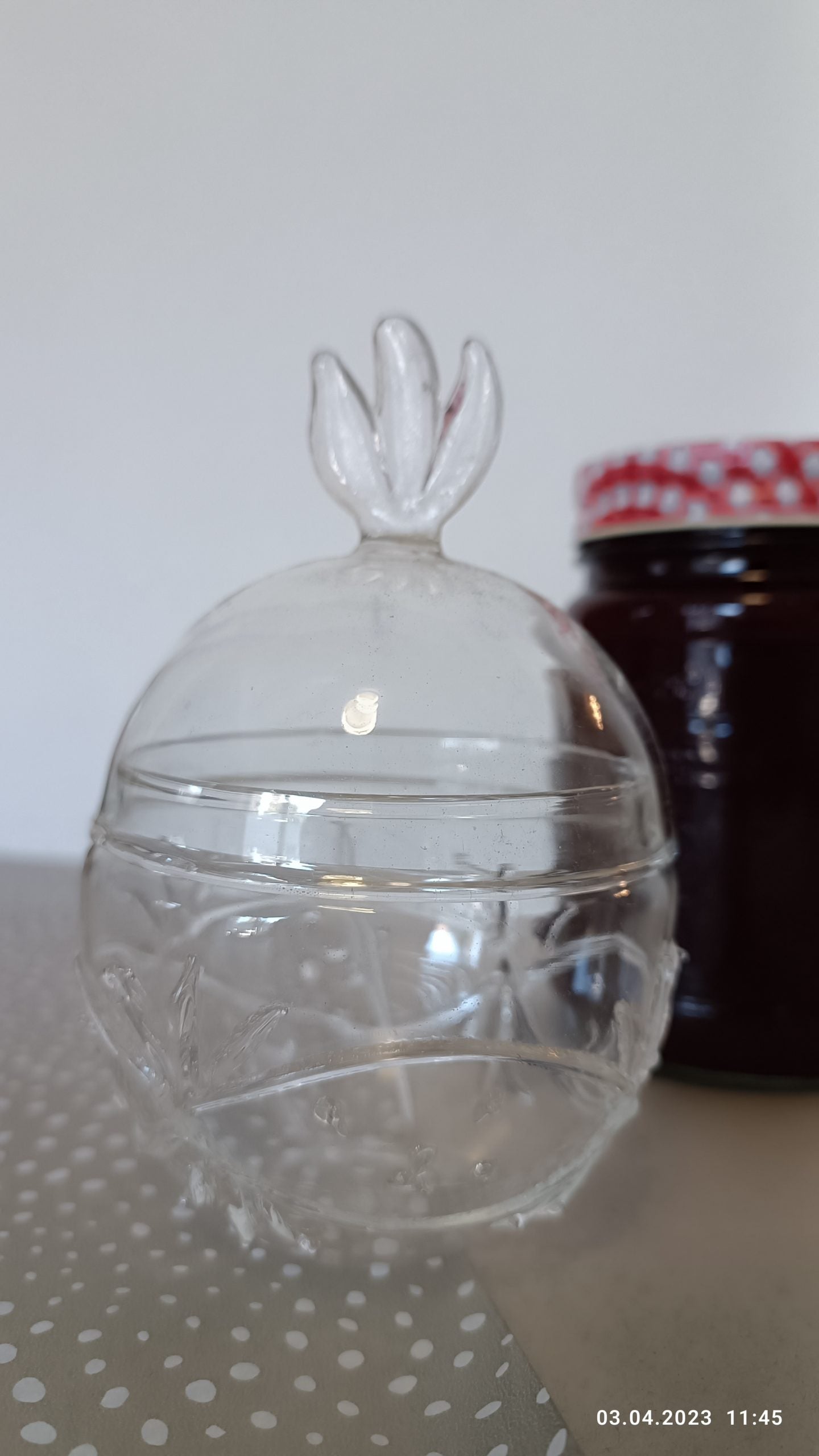 Handgemachte Glas-Dose