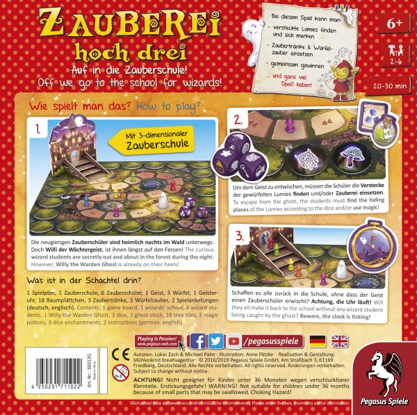 Zauberei hoch drei Pegasus Spiele
