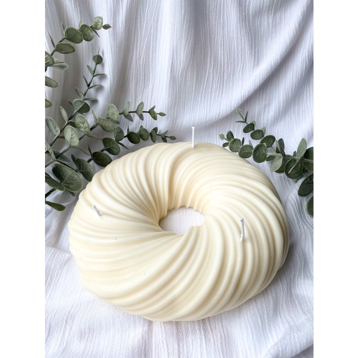 Rapswachs Kranz mit 3 Dochte