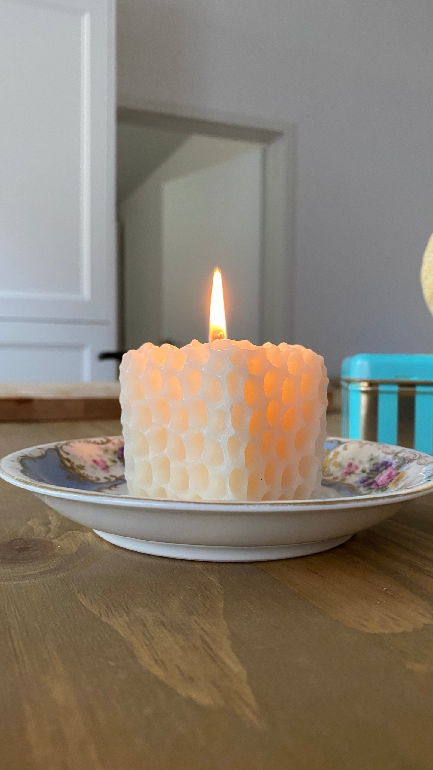 Waben Kerze Honeycomb